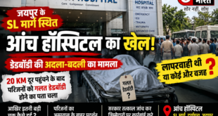 जयपुर के आंच हॉस्पिटल में शवों की अदला-बदली का मामला
